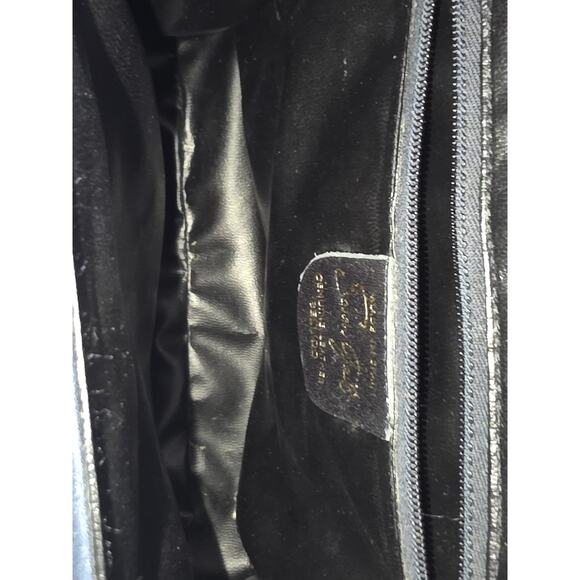 Susan Gail Vintage Leather Bellido Purse Made In Spain Navy Blue - Picture 13 of 13